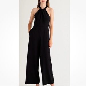 Julia Jordan Black Halter Jumpsuit